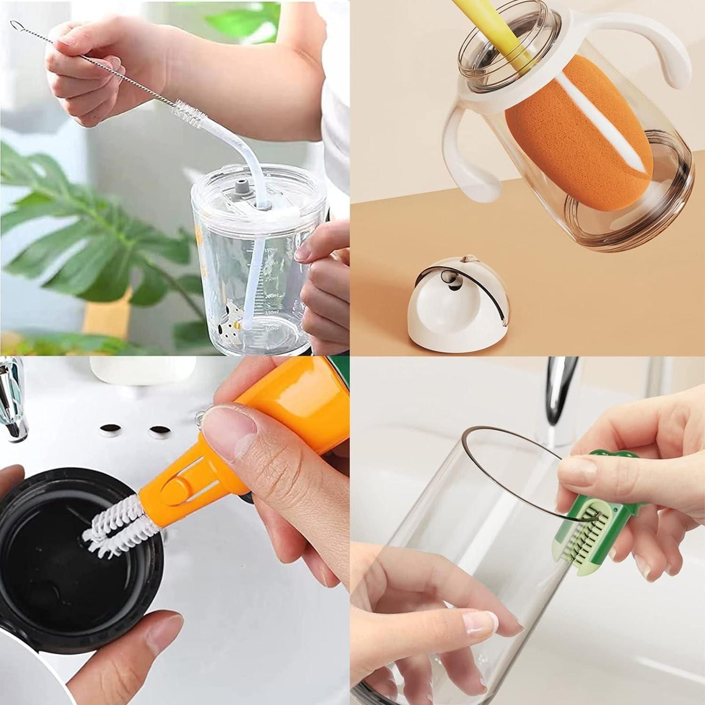 🤩3 in 1 Multifunctional Cleaning Brush for Water Bottles🤩