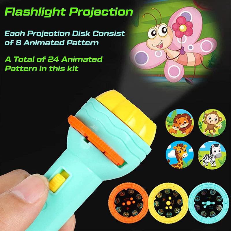 🤩Slide Flashlight Torch Toy Projector for Kids🤩