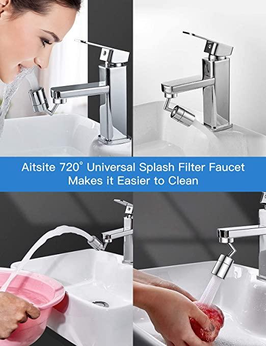 🤩 Anti-Splash leakproof 4-layer net filter Rotatable Faucet🤩