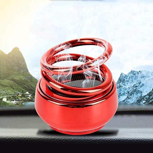 🤩Solar Power Rotating Double Ring Car Aroma Diffuser Air Freshener🤩