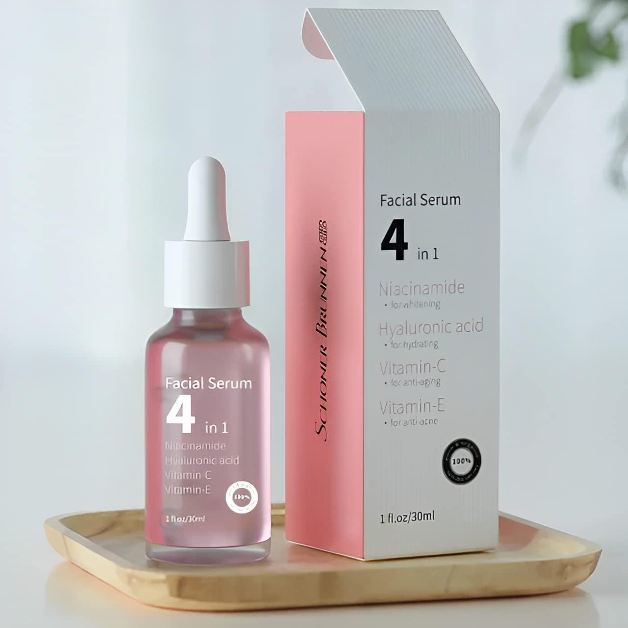 🤩4 in 1  Anti-aging Hydrating and Best Whitening Facial Serum🤩