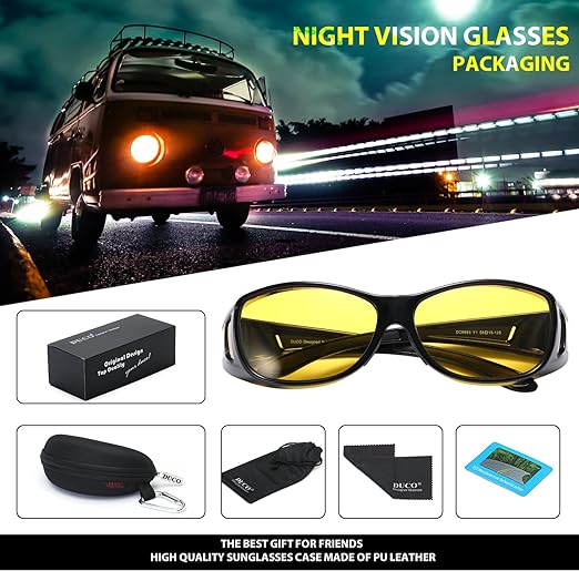 🤩Ultimate Clear Vision Day and Night HD Sunglasses for Riding Bikes and Driving🤩