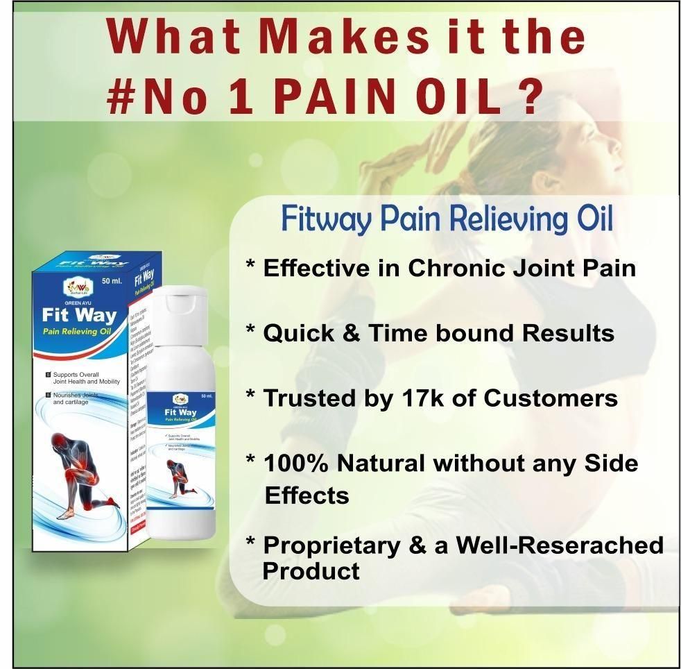 🤩Fitway Pain Relieving Oil 50 ml Pack🤩