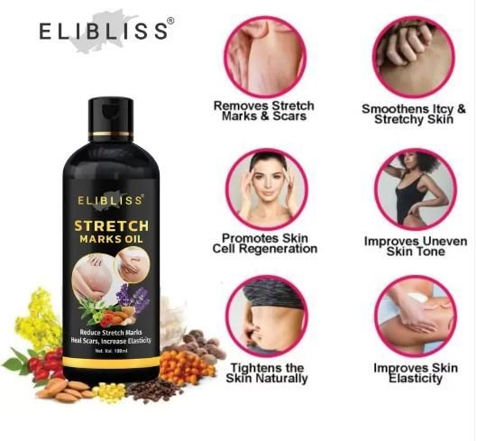 🤩Elibliss Stretch Marks Oil [Buy 1 Get 1 Free]🤩