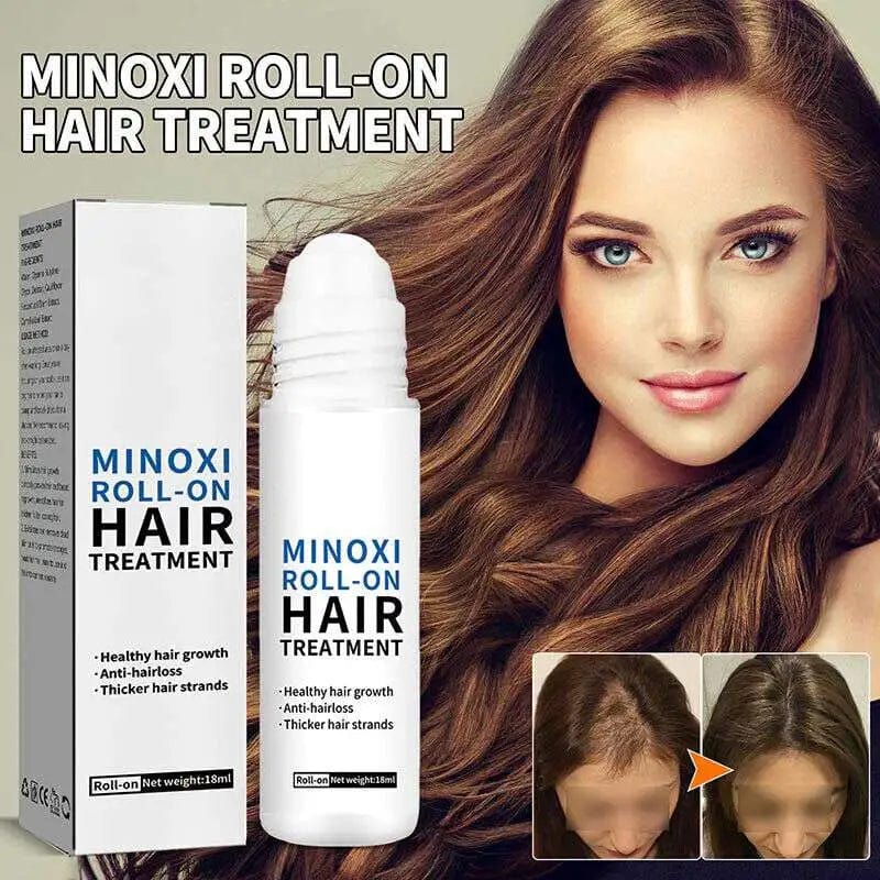 🤩 Minoxi™ Roll-On Hair Growth Serum - UNISEX 🔥[BUY 1 GET 1 FREE]🔥