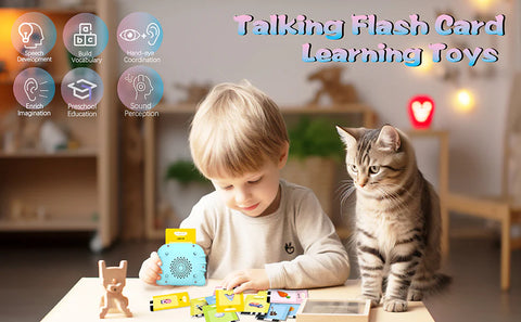 🤩Audible Talking Flash Cards for Early Educational Learning Toy🤩
